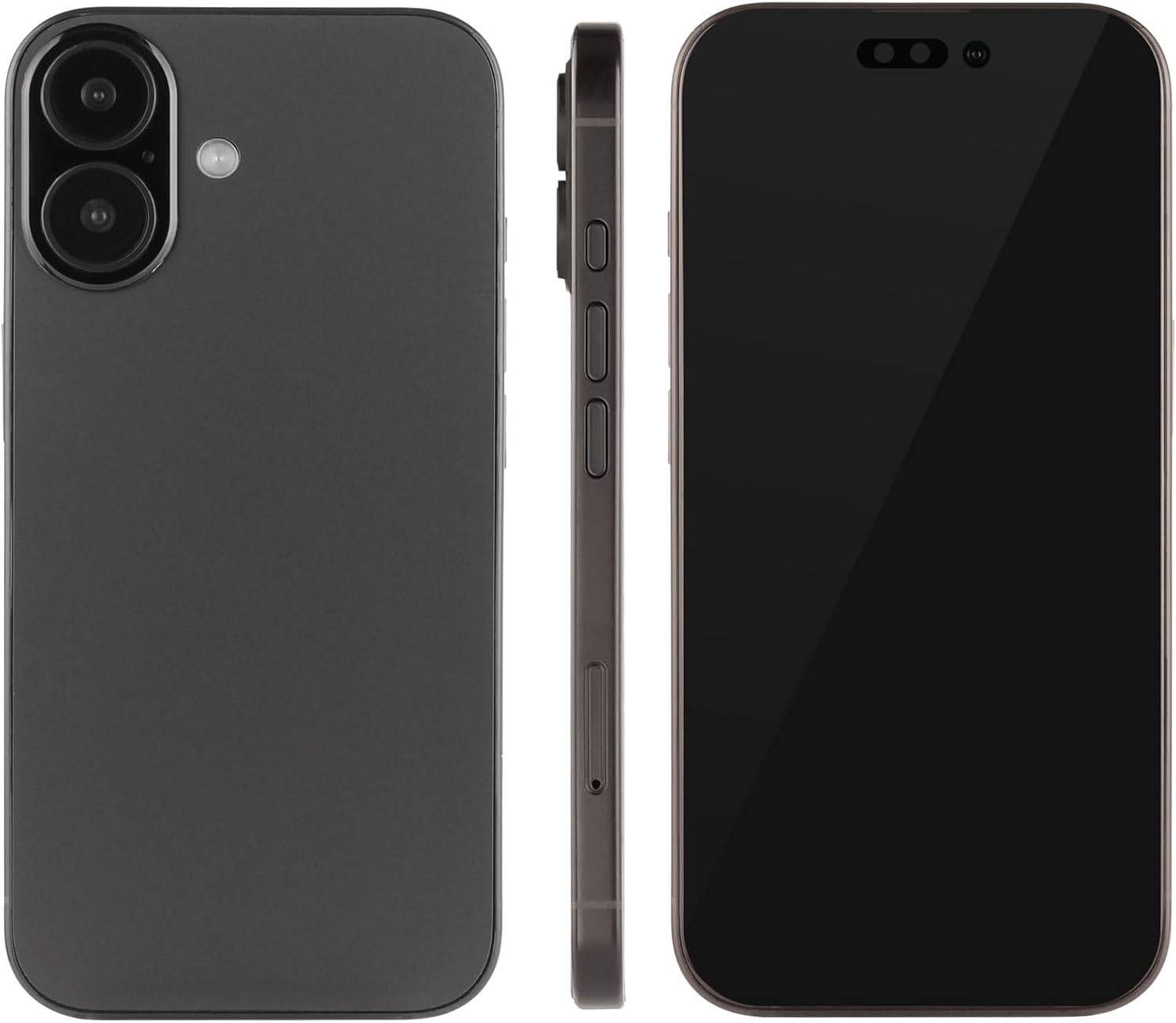 Mockupart MA193D Iphone 17 Sage Display Model (With Black Screen/Sim Slot) Mock up Smartphone Dummy Realistic Size Portable Model Perfect for Exhibitions, Store Displays, Photography, Japanese