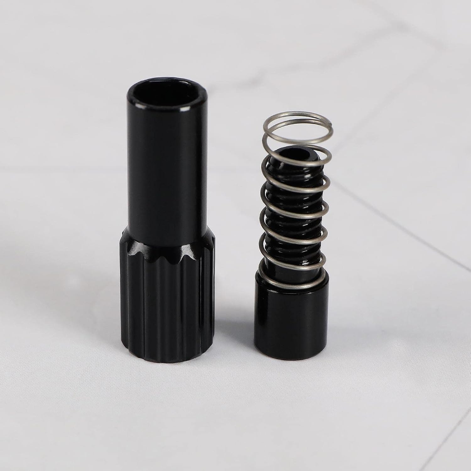 Emsea 2Pcs Bicycle Cable Adjusters Bike Derailleur Shifter Connector Bike Brake Cable Gear Shift Connector Line Regulator Adjuster Housing Cap