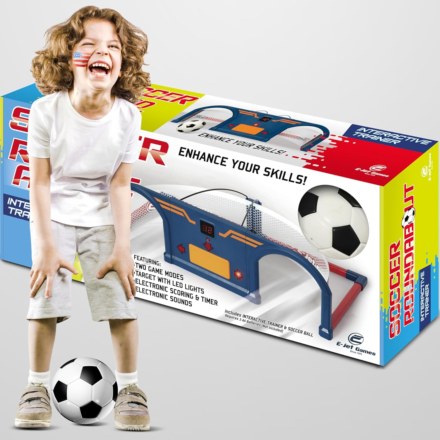 Soccer Trainer Ball Set, Soccer Roundabout Sport Games Gifts | Foot-Eye Coordination Hand-Eye, Football Exercises Agility Training image number 3