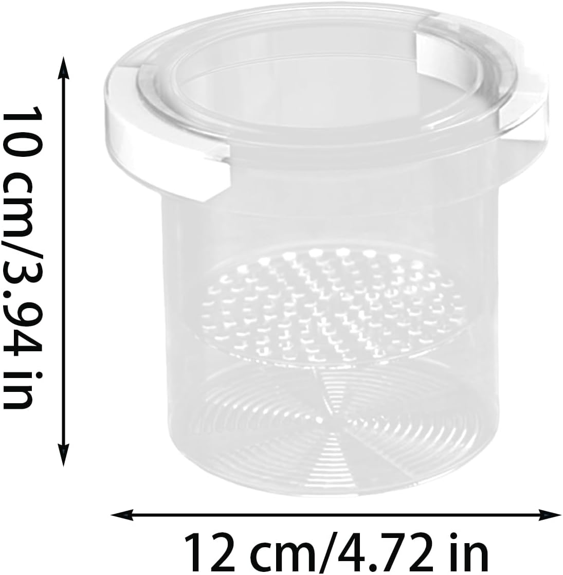 Isolation Box for Fish Tank | Mesh Breeding Box for Fish Tank,Floating Divider Container Hatchery Incubator for Shrimp Guppy Egg Angelfish Fry Acclimation - Circular image number 5