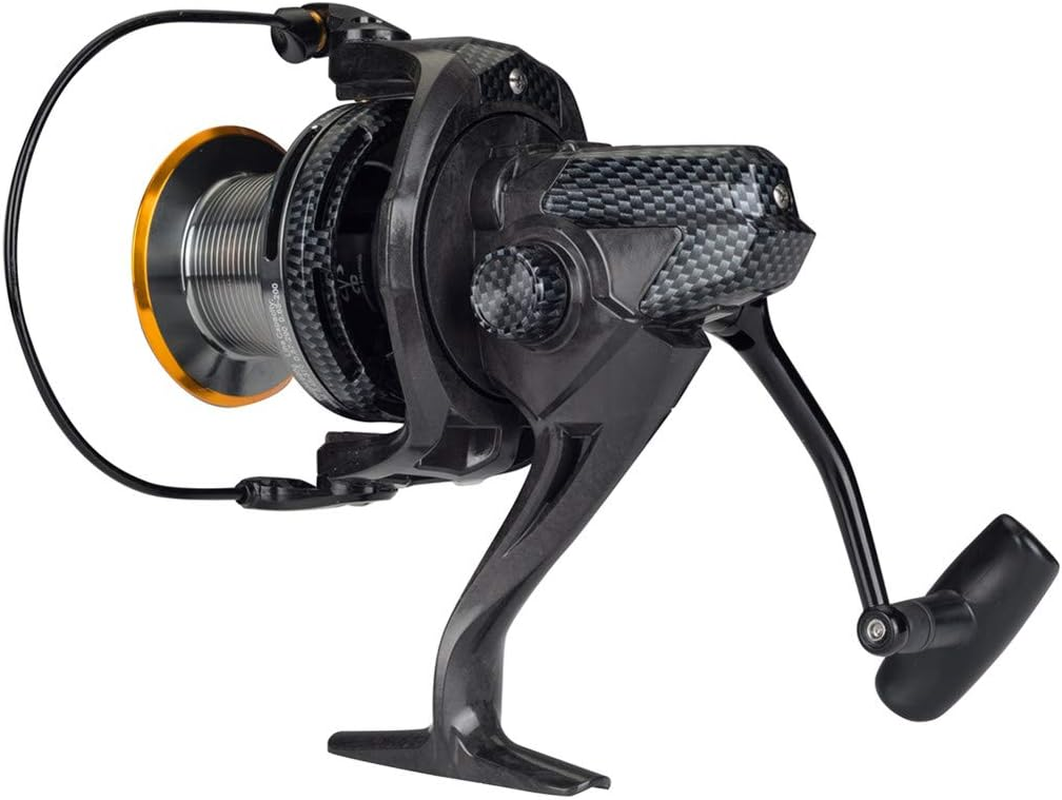 Diwa Fishing Reels Spinning 8000 10000 14000 Series Spool Freshwater Saltwater Big-Game Surf Fishing 12+1 Stainless BB 70 LBS Max Drag Carbon Fiber Ultra Smooth Powerful Oversize Gear image number 4