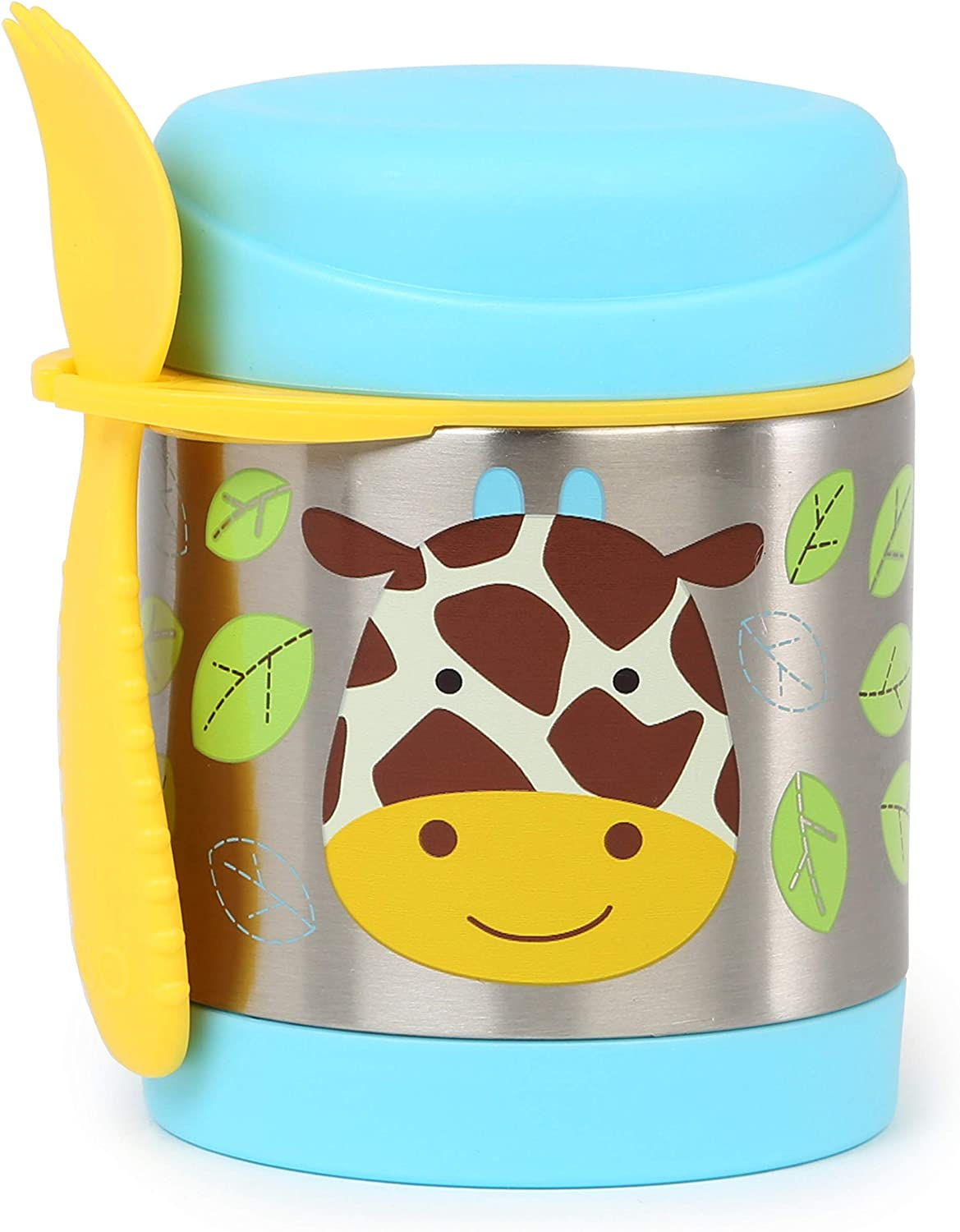 Skip Hop Baby Zoo Insulated Food Jar and Spork Set, Jules Giraffe image number 4