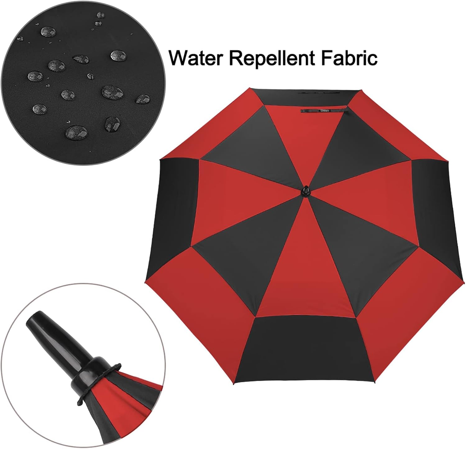 G4Free 63 Inch Golf Umbrella Windproof Double Canopy Extra Large Oversize Automatic Open Waterproof Umbrellas image number 2