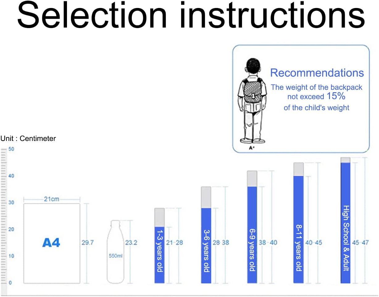 Sellerfun Teens Girls Backpack Primary Junior Middle School Bookbag Fit for 15.6 Inches Laptop - Light Pink image number 7