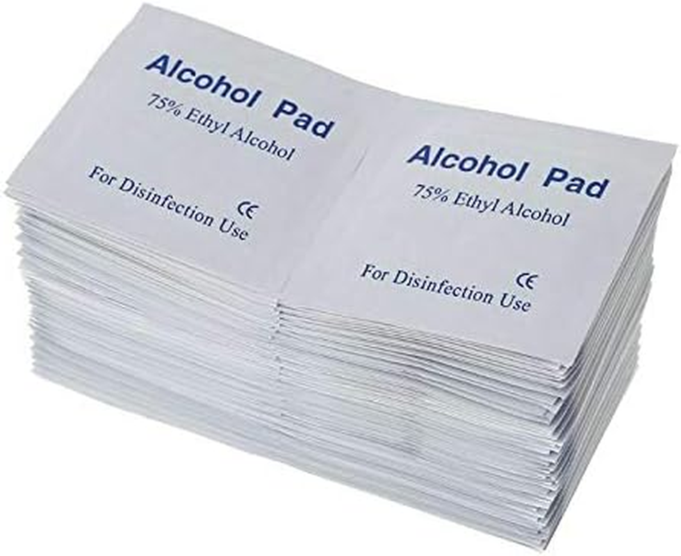 Box of 100Pc of Alcohol Pads Alcohol Wipes Pads 75% Ethyl Antibacterial Prep Swabs Cleaning Wipe 6 X3 Cm image number 6