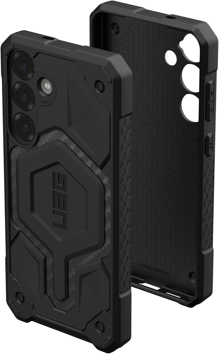 UAG Monarch Pro Case for Samsung Galaxy S25+ &ndash; Carbon Fiber | 25 Ft Drop Protection, Rugged Shockproof Protective Cover, Wireless Charging Compatible, Alloy Frame, Impact-Resistant Phone Case image number 6