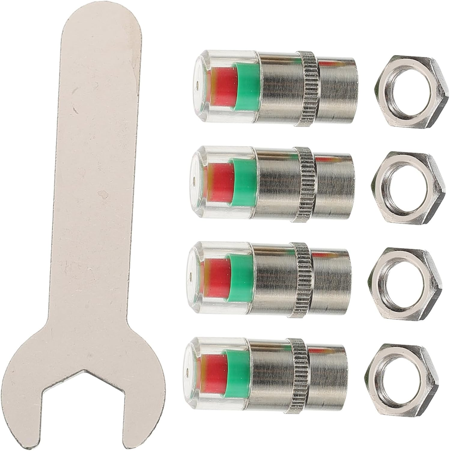 TOPPERFUN Car Tire Pressure Valve Caps Automotive Tyre Monitor Indicators Tire Stem Caps for Vehicle Tyre Valve Covers