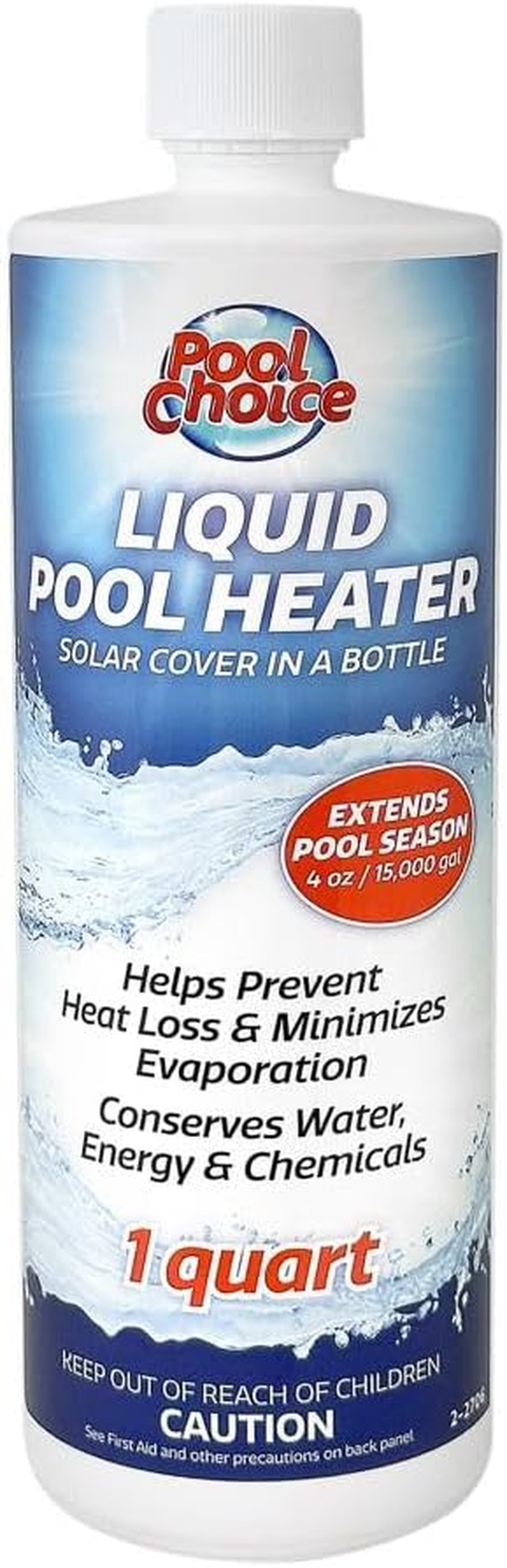 Spachoice 1-Quart 2-Pack Premium Liquid Pool Heater Solar Cover in a Bottle, Liquid Solar Blanket for Pool, Made in USA image number 2