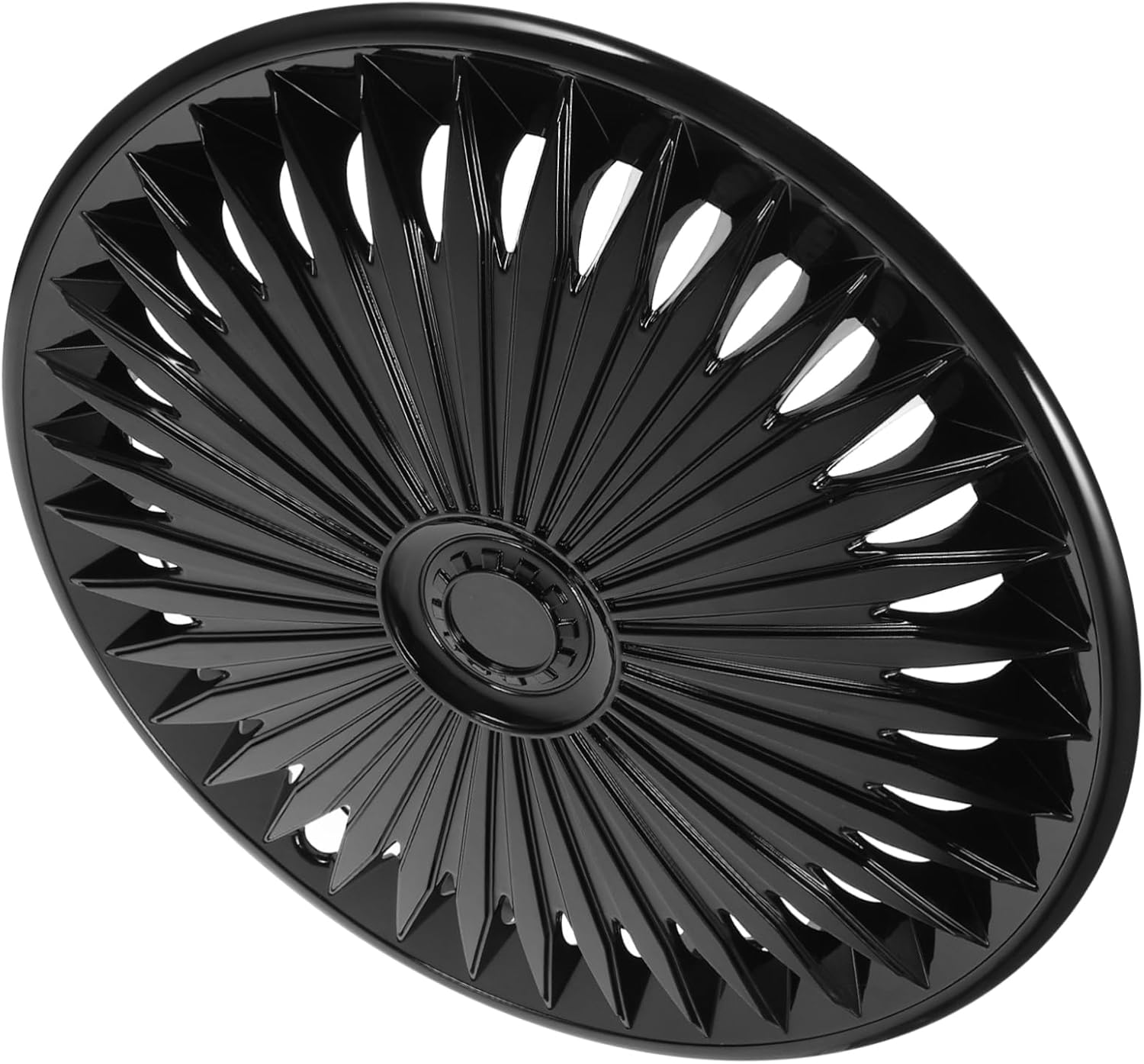 Car Wheel Cover Phantom Steel Rim Decorative Cover Black Hy Sturdy Practical Decorative Easy Install image number 5