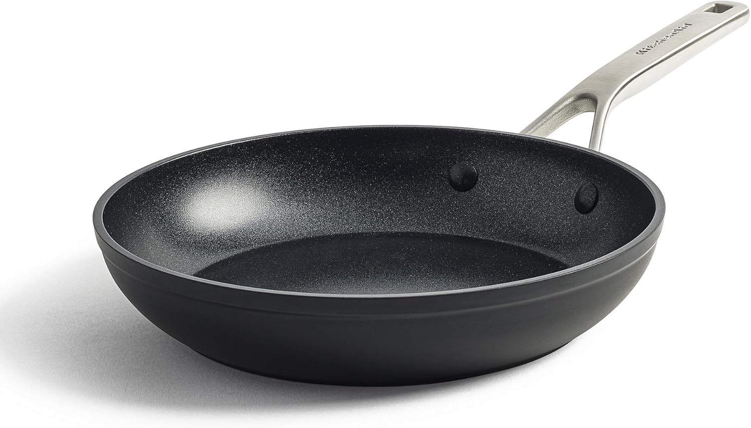 Kitchenaid Forged Hardened Aluminium 30 Cm Frying Pan, Induction, Oven and Dishwasher Safe, Black image number 4
