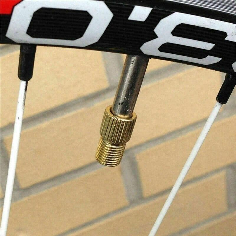 2PCS Bicycle Pump Adapters Converter Presta to Schrader Bike Valve Tyre Connector AU image number 3