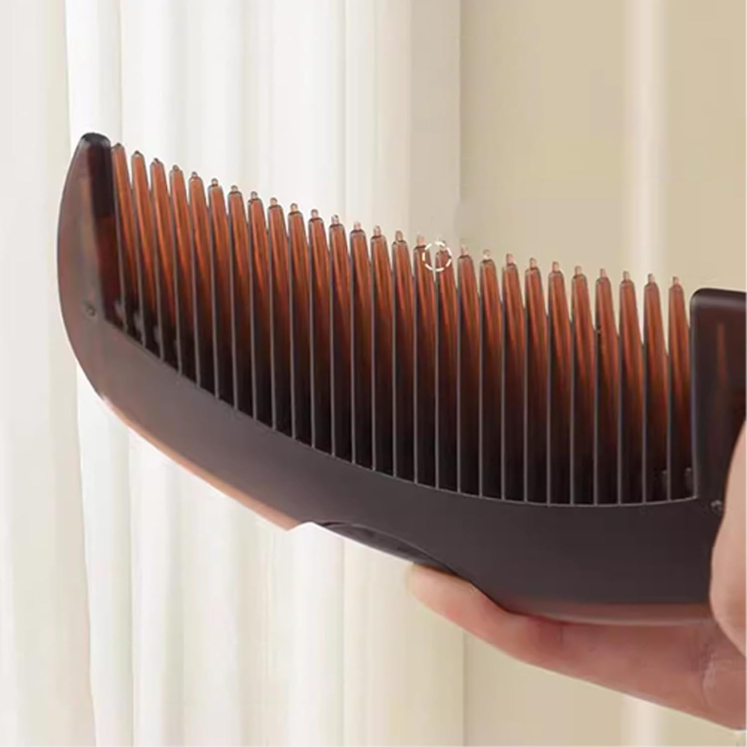 Djowyh Scalp Care Detox Comb, Dandruff Remover Comb, Hollow Design, Ergonomic Tooth Hair Brush, Lightweight Hollow Scalp Comb for Women, Men, Children image number 4