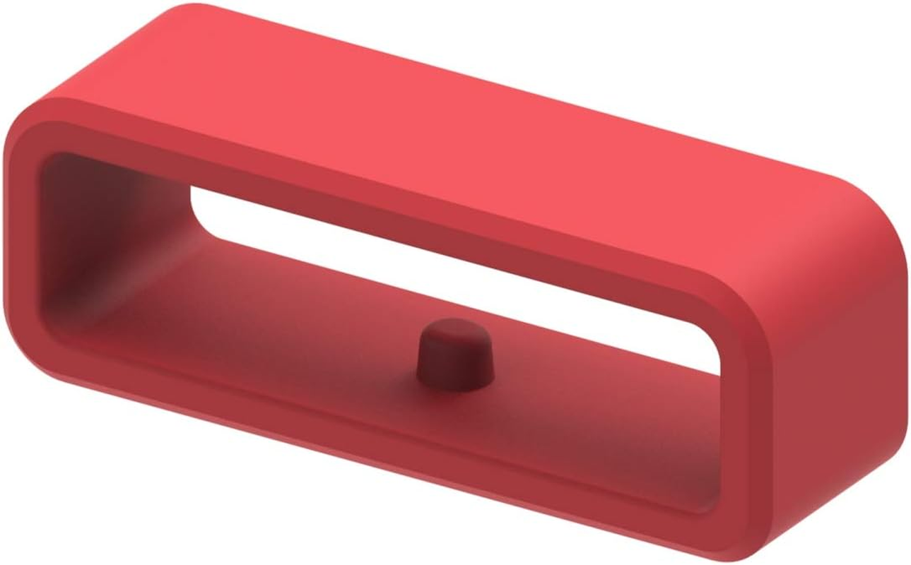 6Pcs Fastener Rings Compatible for Garmin Forerunner 935 945 945 LTE Bands Strap Silicone Connector Security Loop Keepers Ring for Forerunner 935 Replacement Bands - 6Pcs: Black image number 7