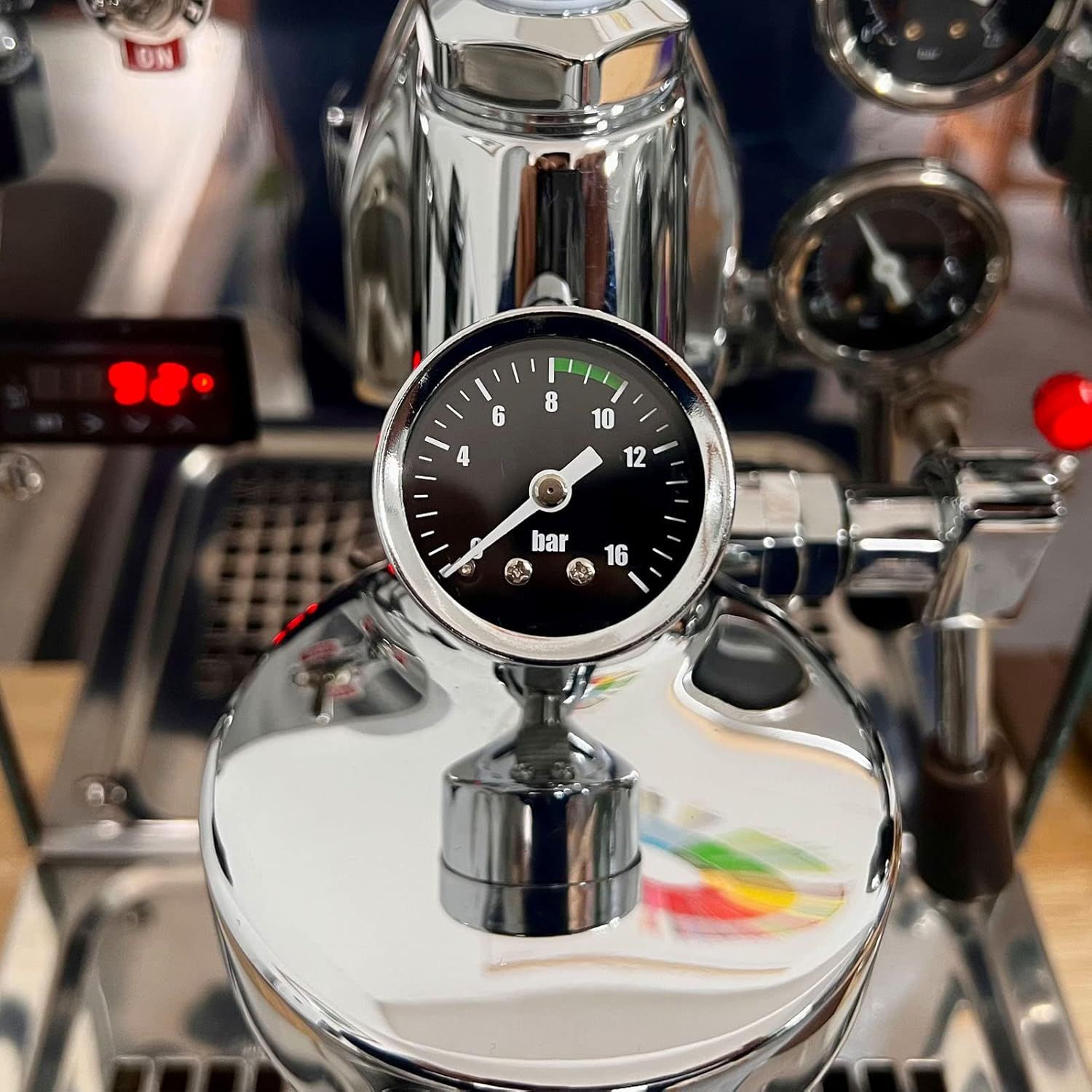 Alloverpower E61 Group Head Pressure Pump Gauge for Espresso Coffee Machine Brew Accesories image number 2