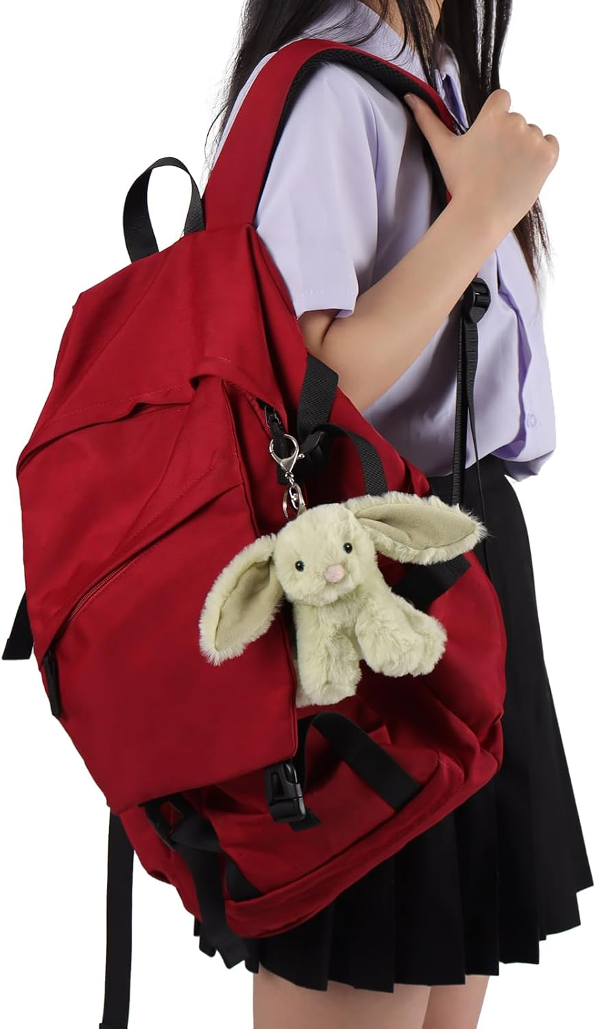 Apricot Lamb Cute Toys Plush Rabbit Stuffed Animal Soft for Kids Bag, Purse, Backpack, Handbag (4.7 Inches), Polyester
