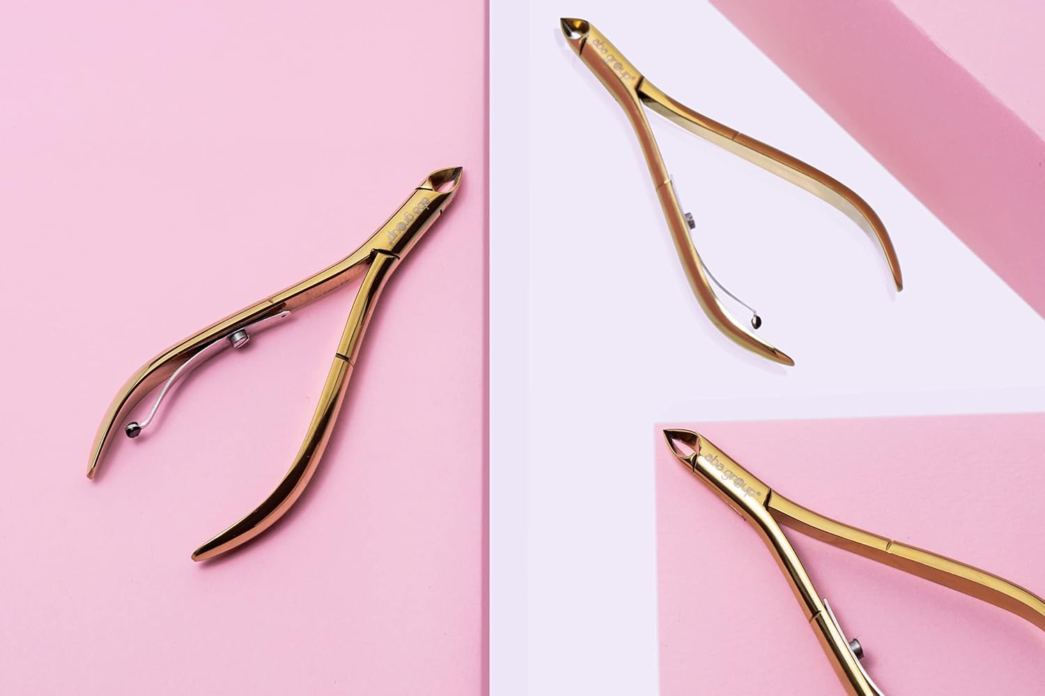 Aba Group Podological Nail Clippers, Two Spring Nippers, Gold, 14.5 Cm (1039), Simple Ingrown Nail Clippers, Manicure Tools, Pedicure Tools