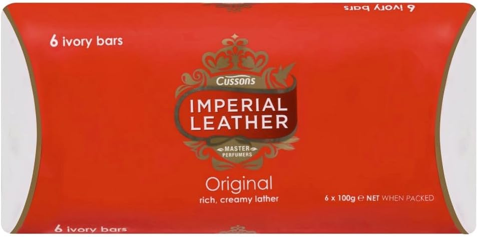Cussons Imperial Leather Original Soap Bar, 6X100 G