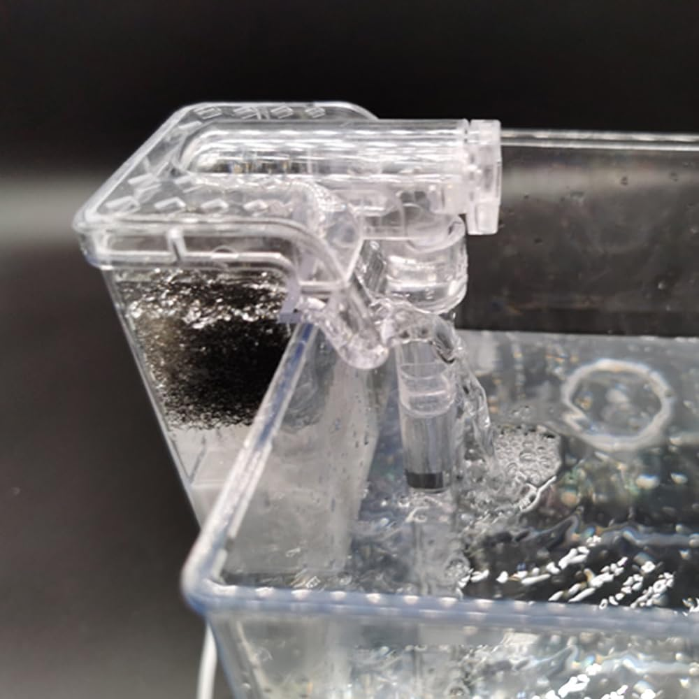 Hanging External Waterfall Filter Mini USB Oxygen Pump Filter Aquarium Fish Tank image number 1