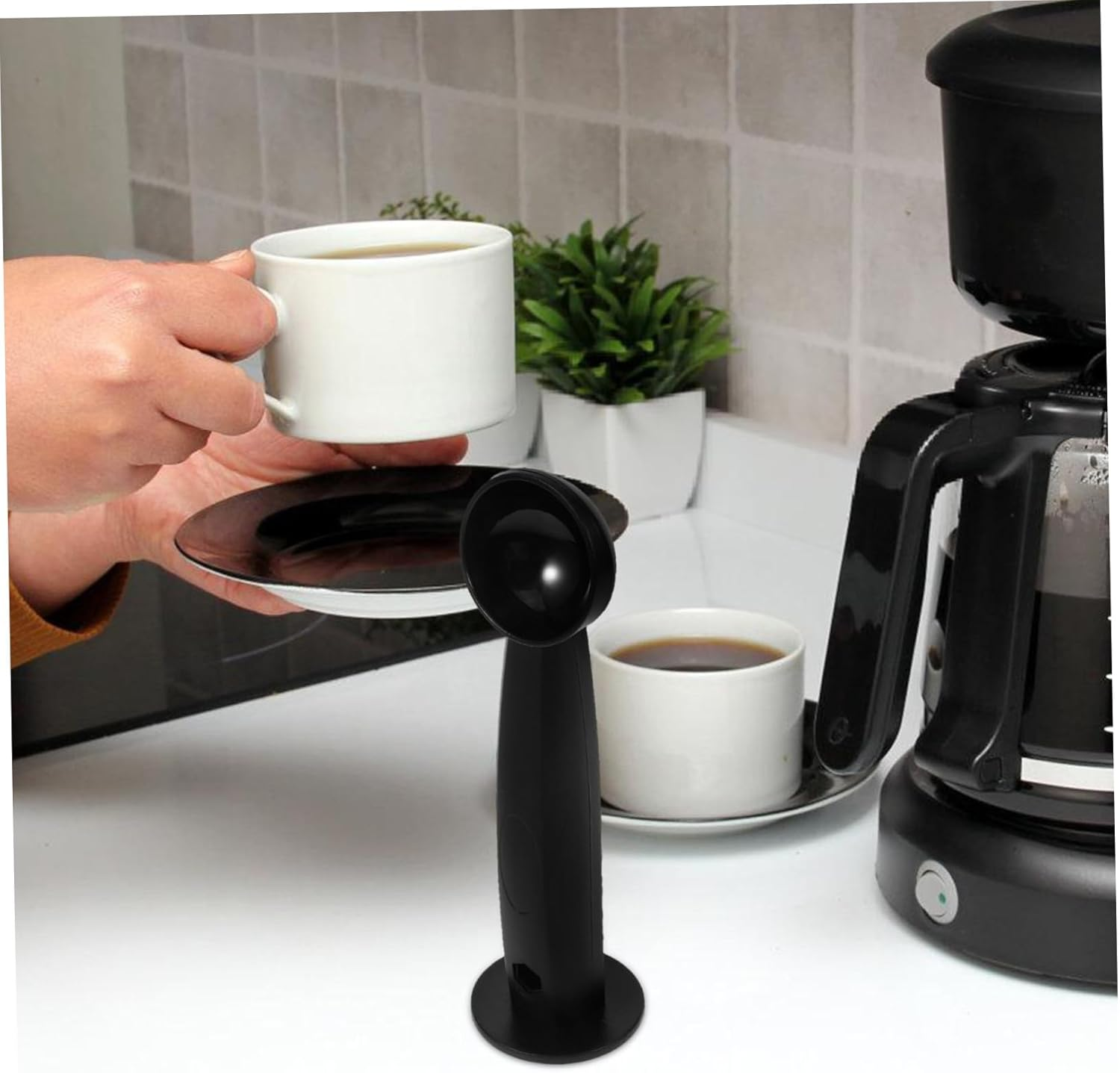 AUTSUPPL 2 in 1 Dual-Use Coffee Tamper and Tamping Spoon Multifunctional Coffee Bean Pressing Tool Suitable for Espresso and Tea Brewing image number 4