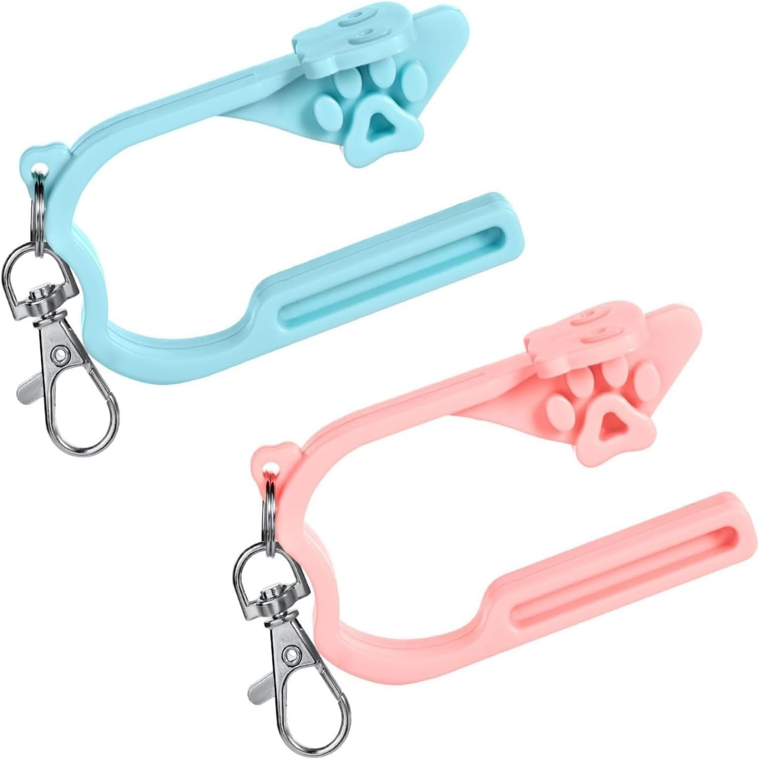2Pcs Car Seat Openers, Buckle Tool with Keychain, Key Button Opener for All Child Seats image number 4