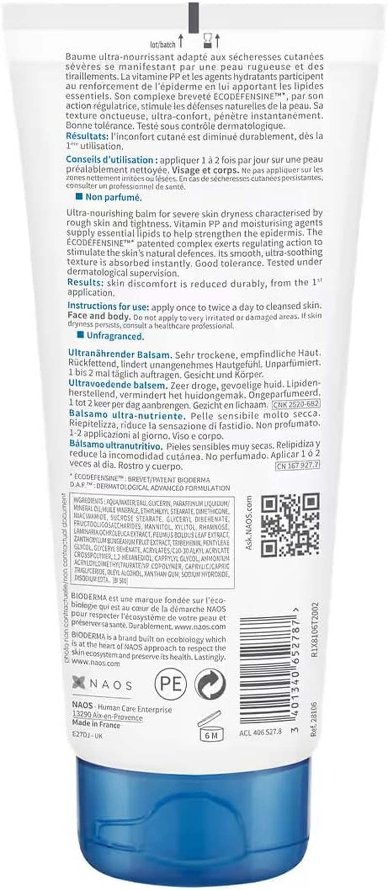 Bioderma Atoderm PP Ultra Rich Foaming Gel 200Ml