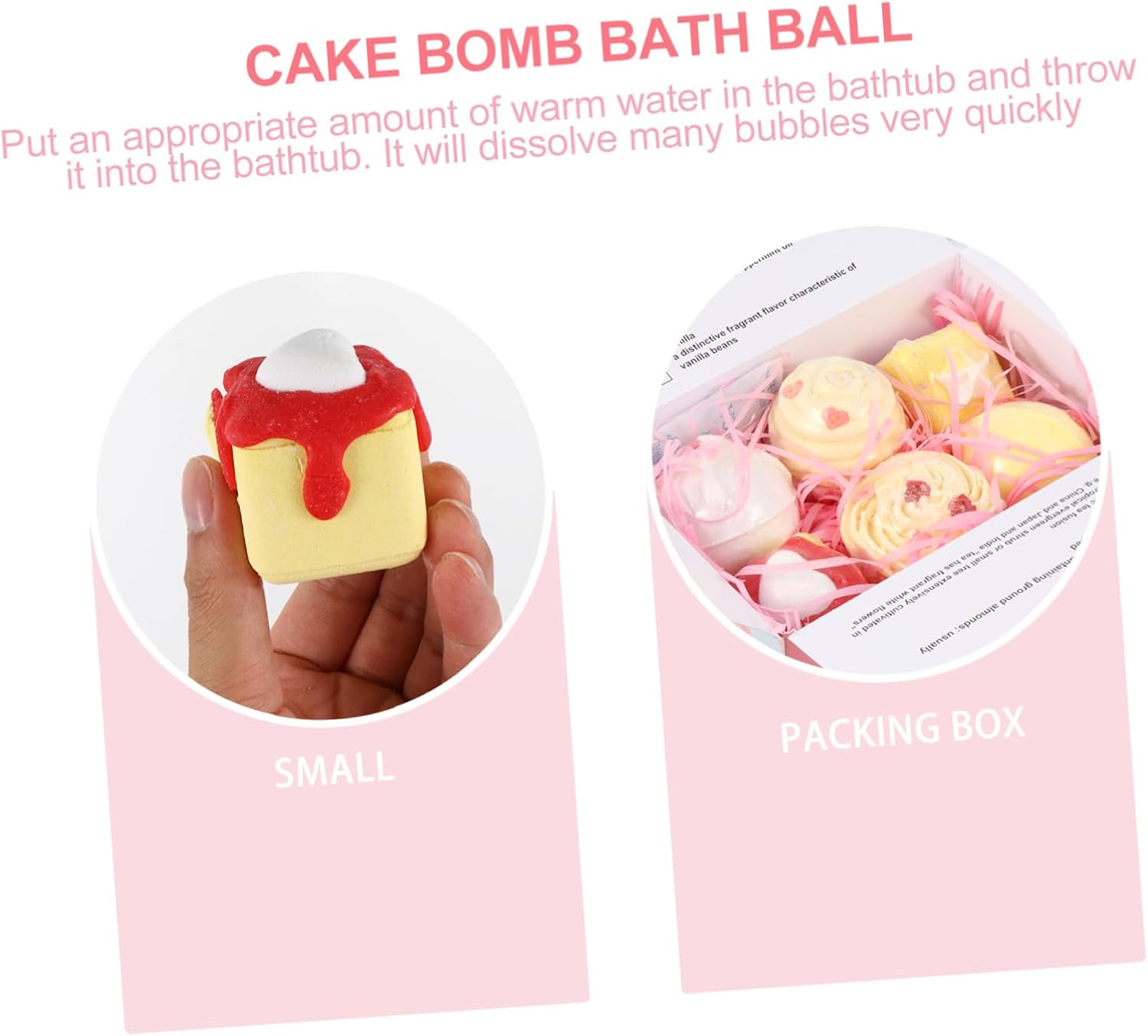 NULYLU 6Pcs Cake Shape for Relaxation and Aromatherapy for Home Travel Sea Salt Infused Quick Dissolving for Luxurious Spa image number 6