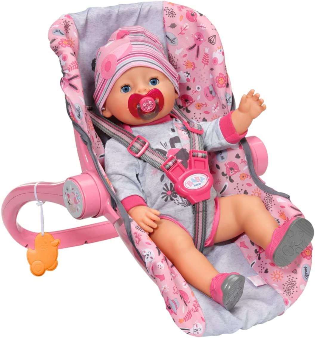 BABY Born Comfort Seat - Multi-Purpose Accessory; Can Be Used as a Seat, a Carrier, a Rocker or a Car Seat. Fits BABY Born Dolls up to 43Cm - Suitable for Children Aged 3+ Years - 832424 image number 3