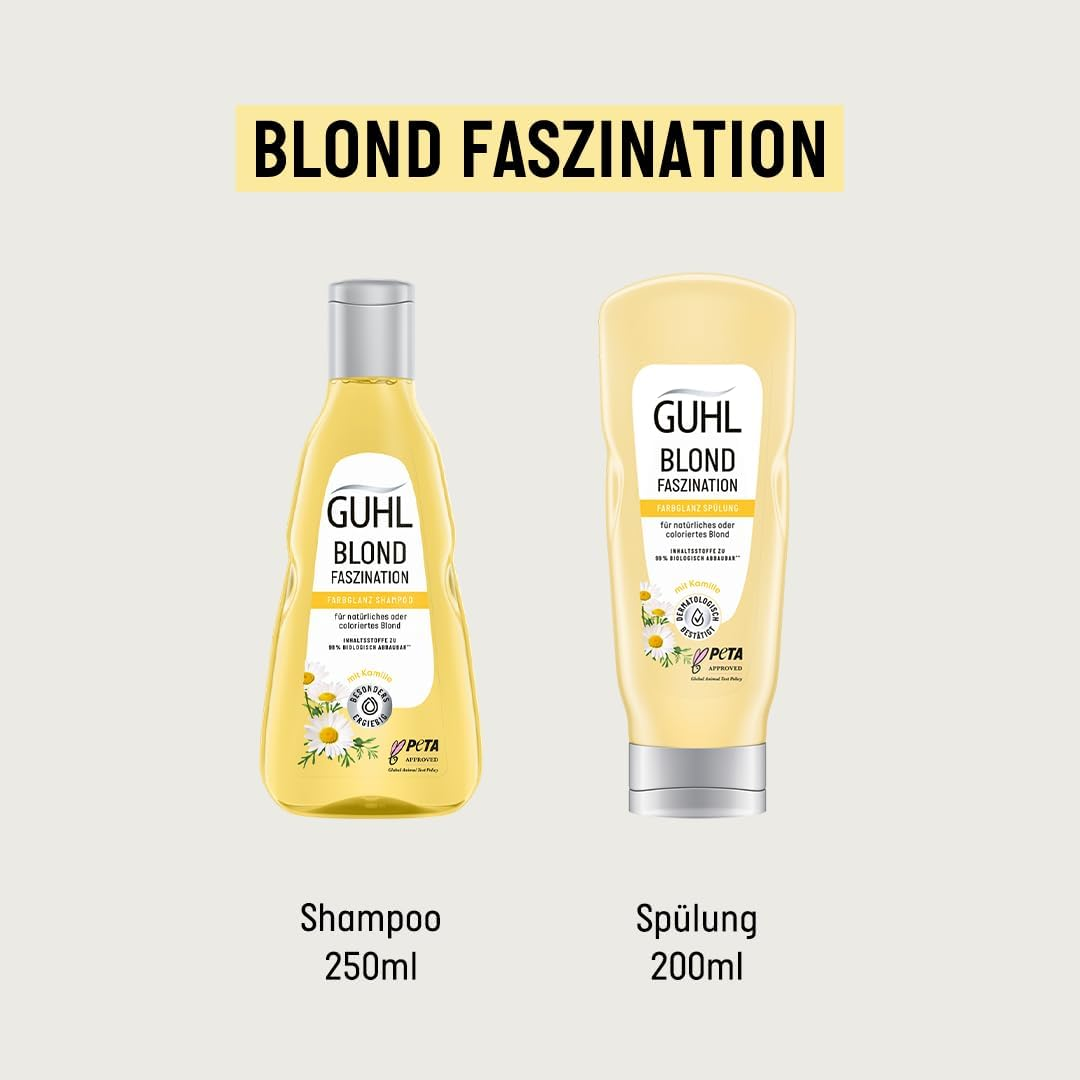 Guhl Blonde Fascination Shampoo - Contents: 250 Ml - Hair Type: Blonde image number 5