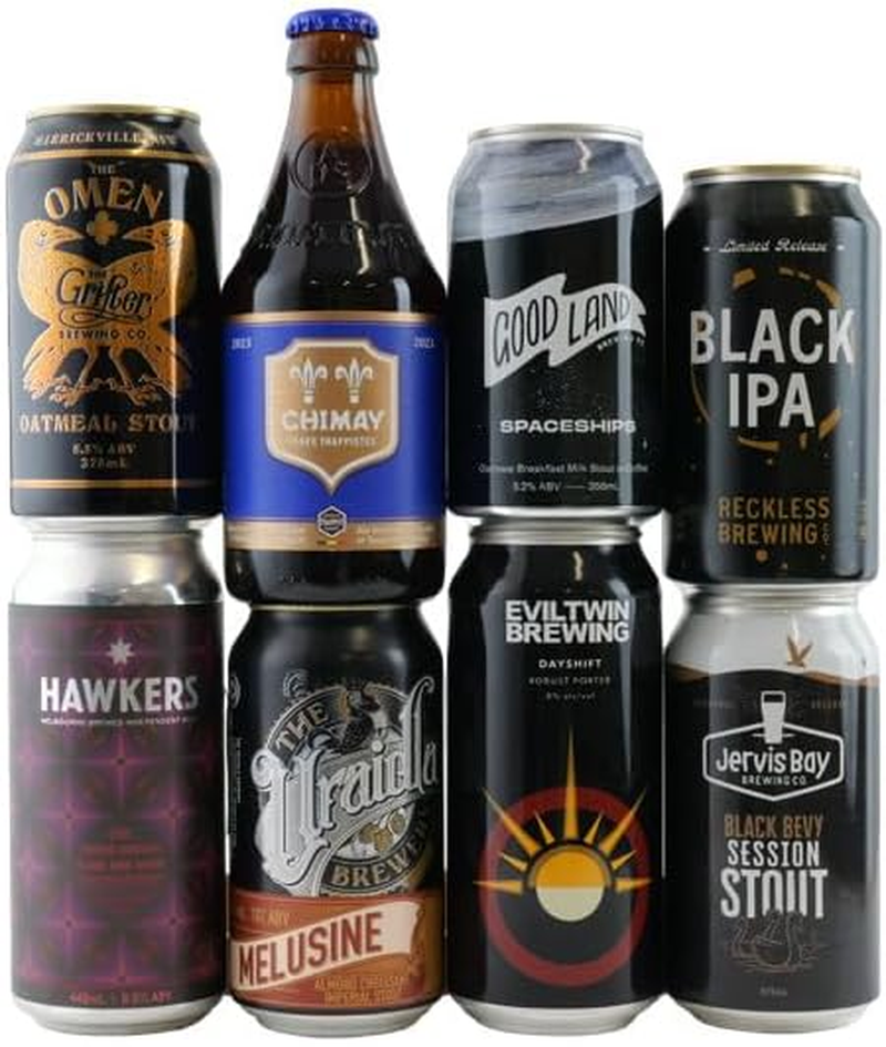 Dark Beer Limited Edition Mixed Pack by Beer Cartel Features Stouts, Porters, Dark Ales and Imperial Stouts Limited Stock Perfect for Dark Beer Lovers