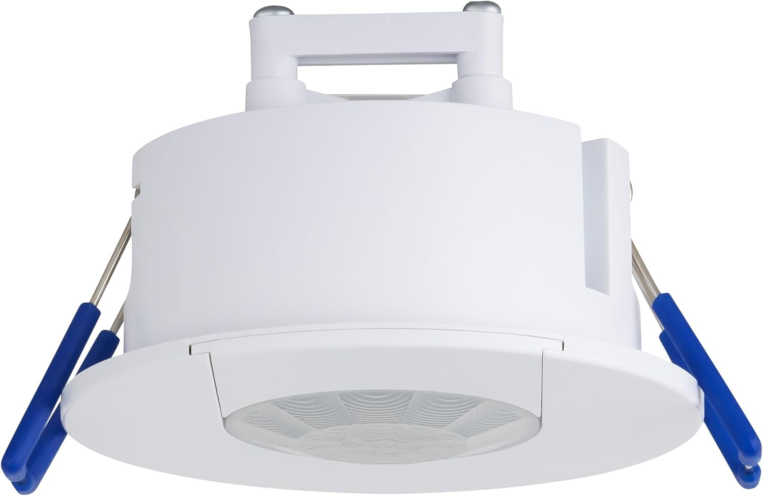 SEBSON Motion Sensor Flush-Mounted - Range 8 M / 360&deg;, Programmable, LED Suitable for 600 W, Ceiling Mounting Hole Diameter 63-68 Mm, PIR Sensor, 3-Wire