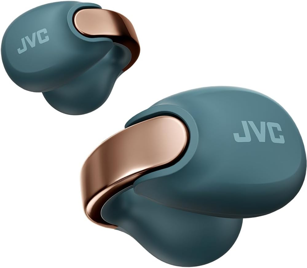 JVCKENWOOD Victor HA-NP1T-T Wireless Earphones, Bluetooth Ver.5.3, Open-Ear Cuff, App-Compatible, Multipoint, Total 24 Hours Playback, Microphone Included, Small, Lightweight, Waterproof, Maroon