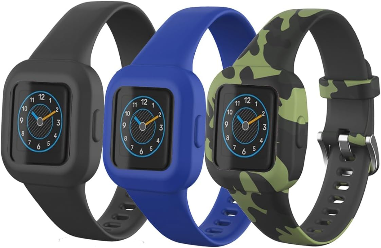 Bands for Garmin Vivofit Jr 3 Camouflage Patterns for Children Kid'S Boys Girl,Replacement Silicone Sport Watch Band Junior 3 Adjustable Soft Straps Vivofit Jr. 3 Fitness Tracker
