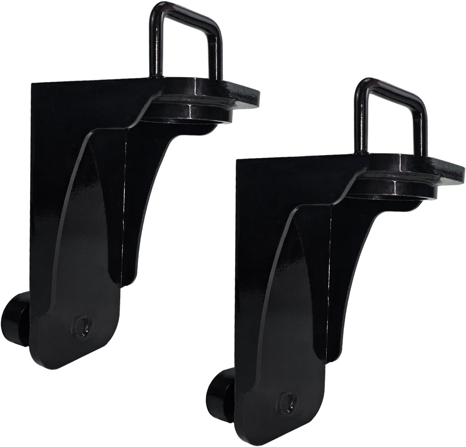 Heavy-Duty Shipping Container Jack Lug Leveler with U-Shaped Handle,Shipping Container Booster Lifter |,Shipping Container Accessories Attachment - Storage Container Leveler Booster,Black (2PCS) image number 4