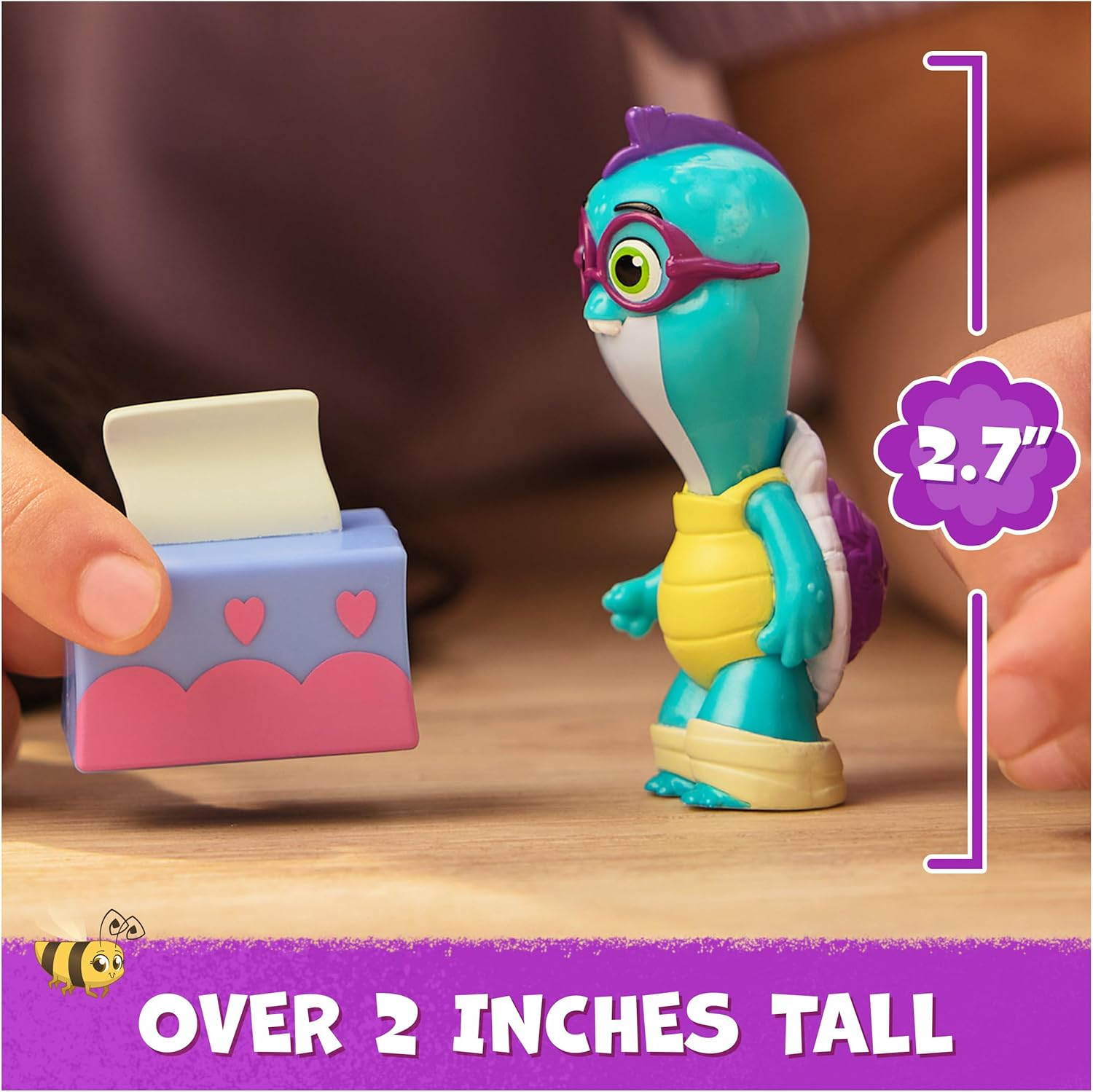 Vida the Vet, Sniffle & Snuggle Pack with Zig Zag & Tidbit Action Figures & Tissue Box Accessory, Kids Toys for Girls & Boys Ages 3 and Up image number 1