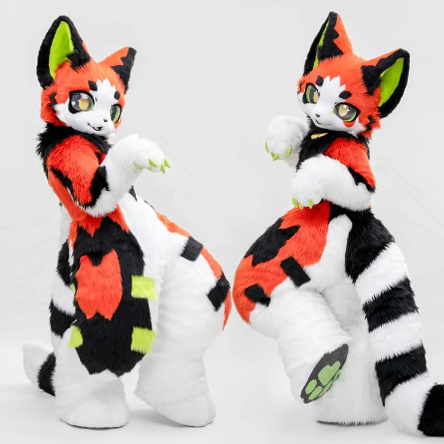 Liokoon Fursuit Head Base Furry Mask, 3D Printed Furry Accessories Therian Gear Gifts DIY for Cosplay Kawaii Costume Props image number 1