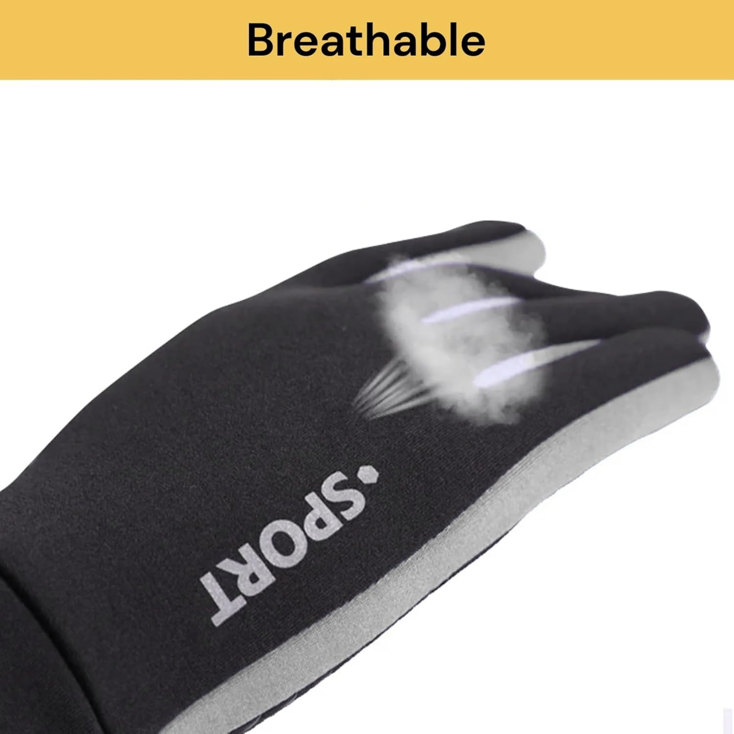 EZONEDEAL Touch Screen Gloves - Outdoor Thermal Gloves Wind & Waterproof Running Fishing Cycling Ski Driving Gloves, Warm Winter Gloves Gifts for Men Women - 1Pair Grey image number 6