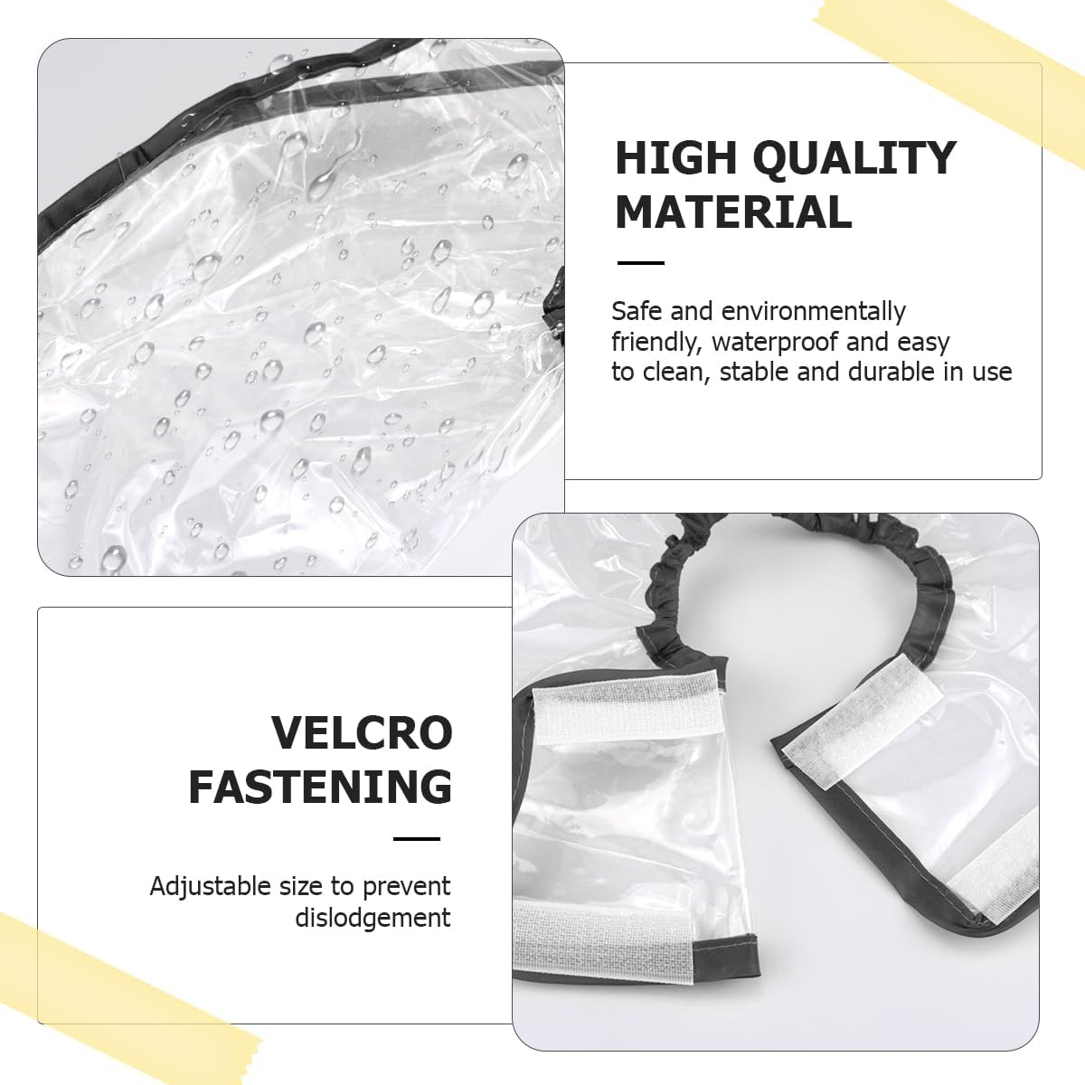 FERCAISH Hair Funnel for Upright Shampooing, Foldable Funnel Rinse Shampoo Washing Tool for Home Salon Hair Shampoo Washing Rinse Cape Accessory(Black) image number 2