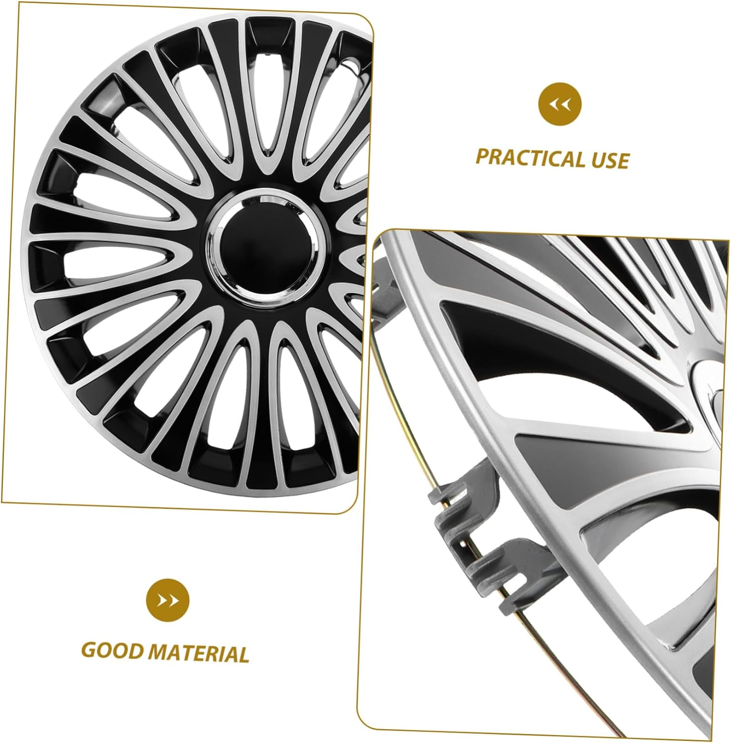 PAMINGONO Hub Cap Decorative Cover for Automotive Wheel Hub Caps for Rim Cover and Car Accessories Exterior Use for Cars image number 6