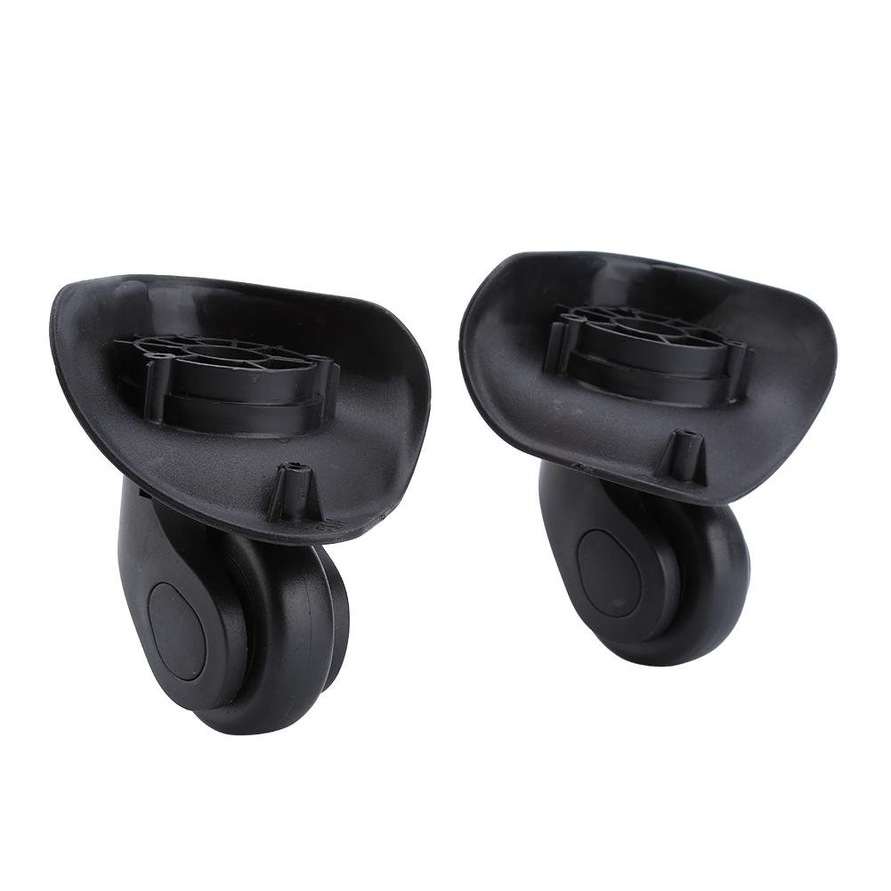 2Pcs Universal Wheel, Swivel Wheel, Black Bearing Wheels, Replacement Wheel for Suitcase Trolley Case Use Travel Case image number 2