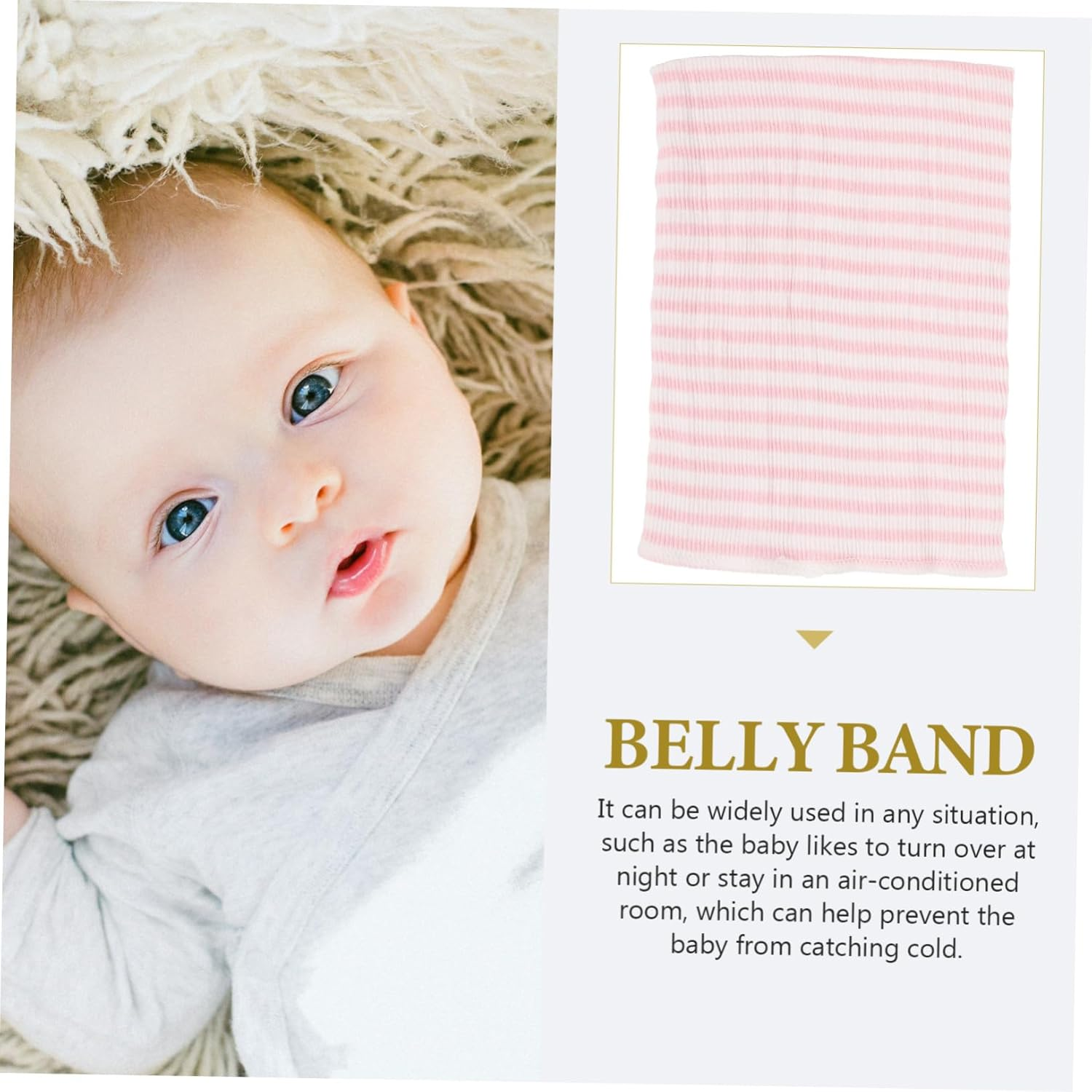 Cotton Belly Protection Bag for Newborn Boys Boy Girl Navel Cord Belt Straps for Newborn Essentials image number 5