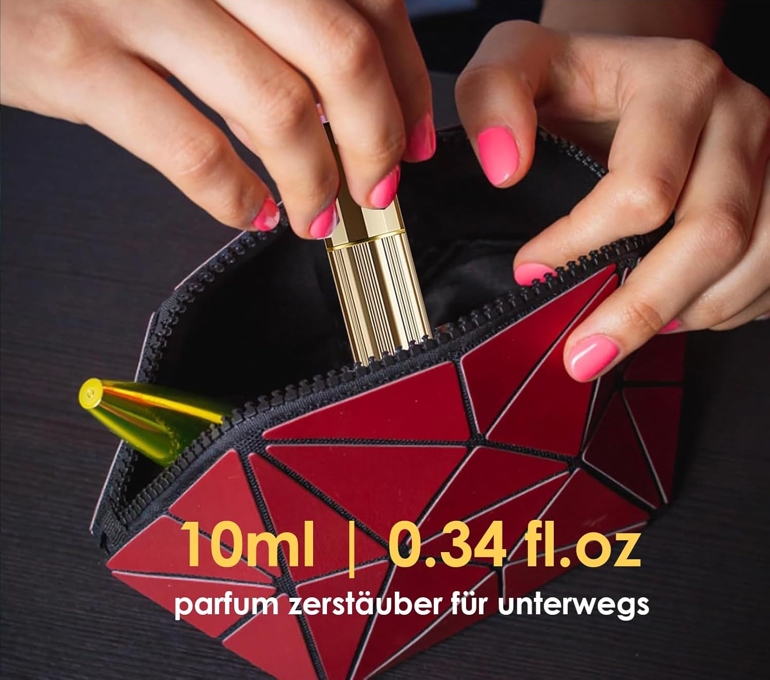 Travelofo 10 Ml Perfume Filler Refillable Perfume Atomiser Filling Technology without Funnel Empty Perfume Atomiser Spray Bottle for Travel Handbag on the Go (Silver) image number 3