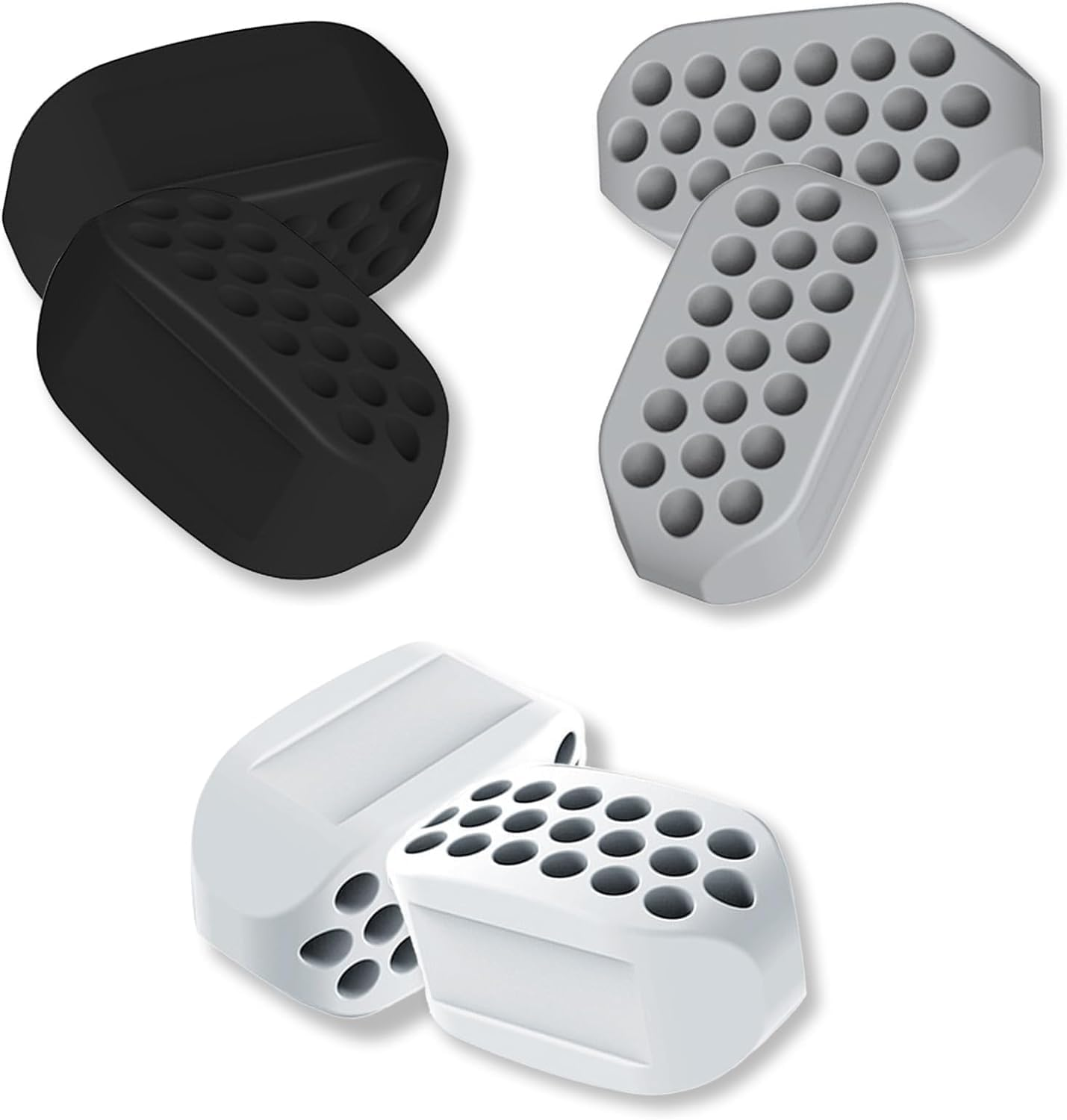 MOLANLY Jawline Exerciser 3 Resistance Levels (6 Pcs) BPA Free Silicone Jaw Trainer Jaw Exerciser & Jaw Exerciser Shaper for Beginner, Intermediate & Advanced Users image number 4