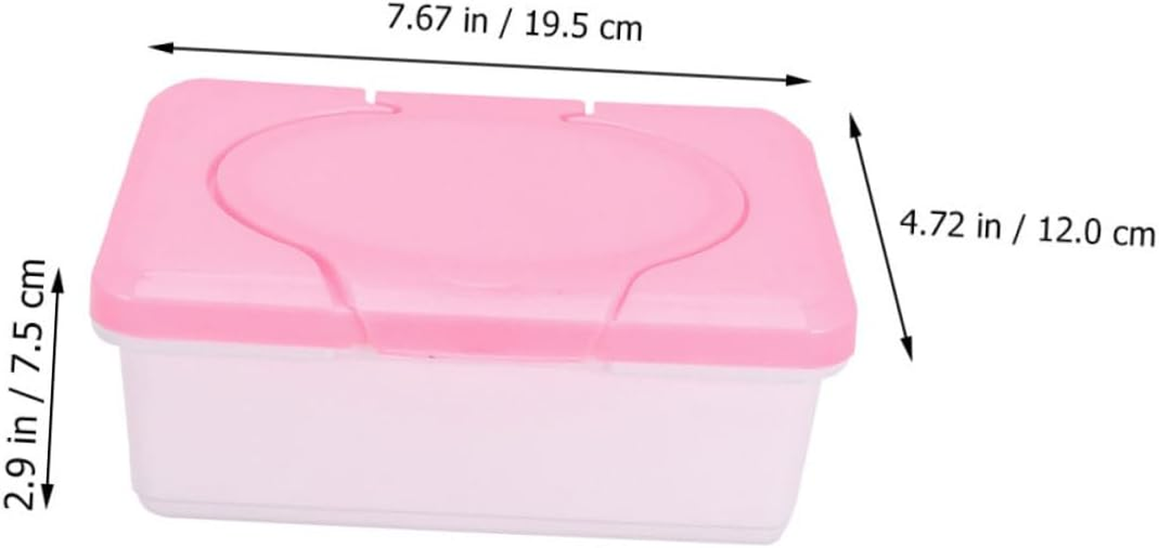 Ciieeo Plastic Wipes Dispenser Wipe Holder Dispense Dry Holder Dispenser for Home image number 6