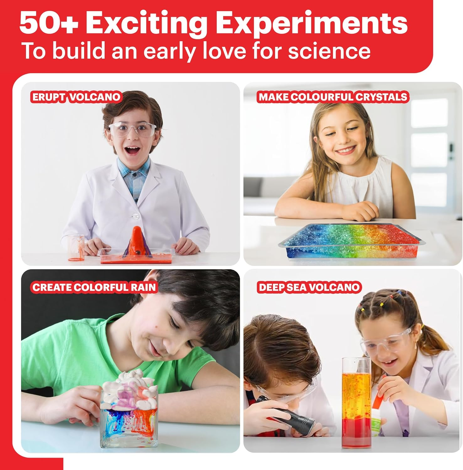 Doctor Jupiter Ultimate Science Kit for Kids Ages 8-12 | Birthday Gift Ideas for 8-9-10-11-12 Year Old Boys Girls | STEM Learning Educational Toys | 50 Experiments Ultimate Starter Series image number 4