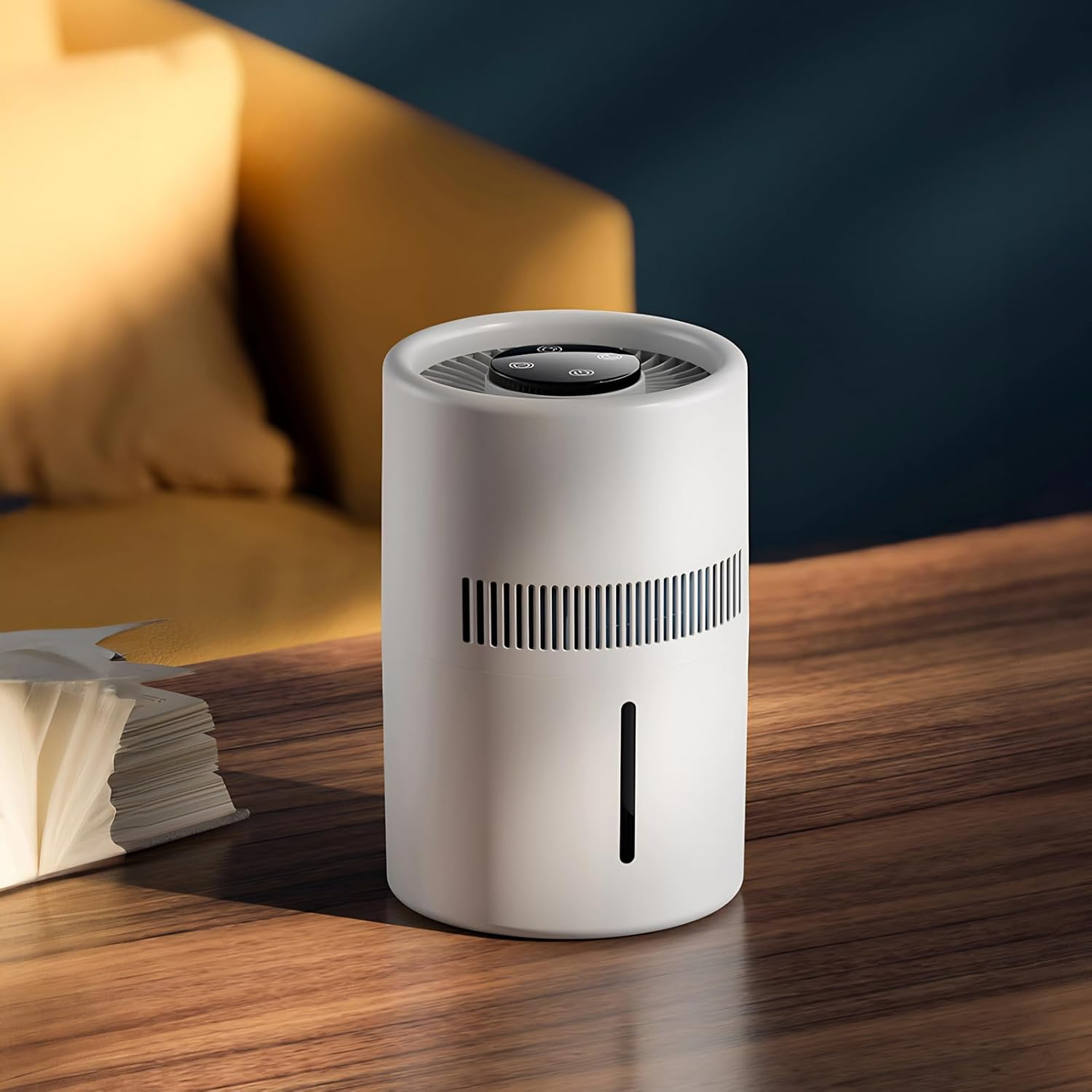 Compact Air Purifier for Home, 2 in 1 Air Purifier with Humidifier, Portable Air Purifier for Home Allergies Airborne Wildfire Smoke Dust Pet Dander Pollen image number 3