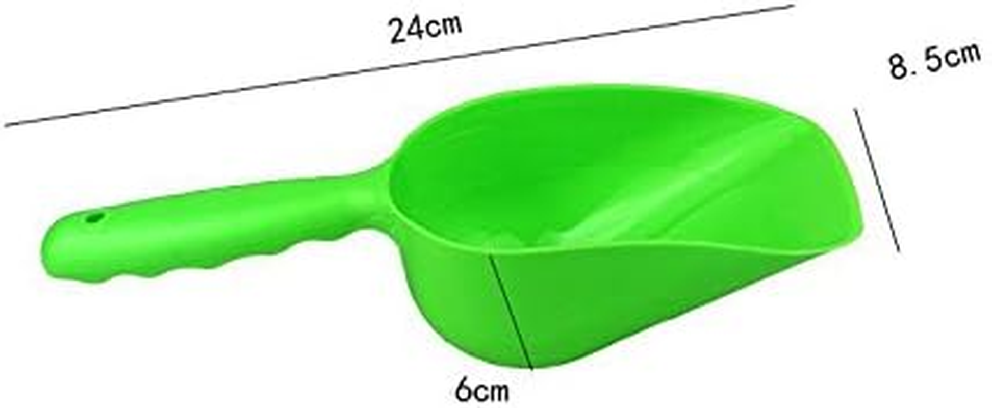3 X Plastic Food Scoop Multifunctional Candy Color for Dog Puppy Cat Food Scoop Feeder Scoop for Birds Pet Supplies (Random Color) image number 3