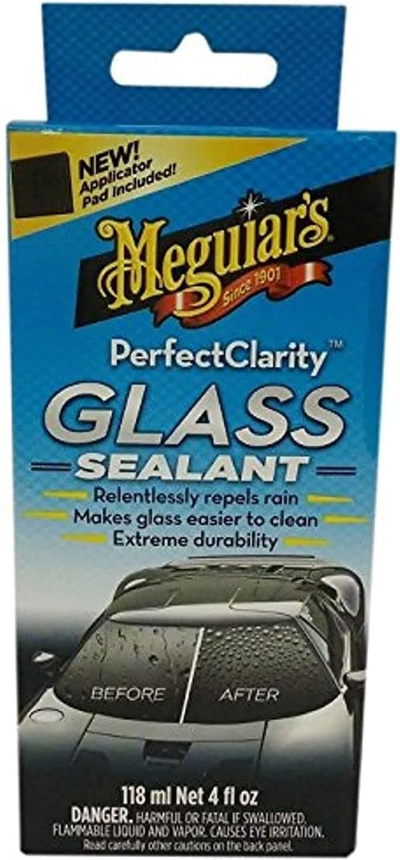 Meguiar'S Perfect Clarity Glass Polishing Compound, 236 Ml | Removes Water Spots, Stains and Haze | Leaves Automotive Glass Clear and Streak-Free image number 1
