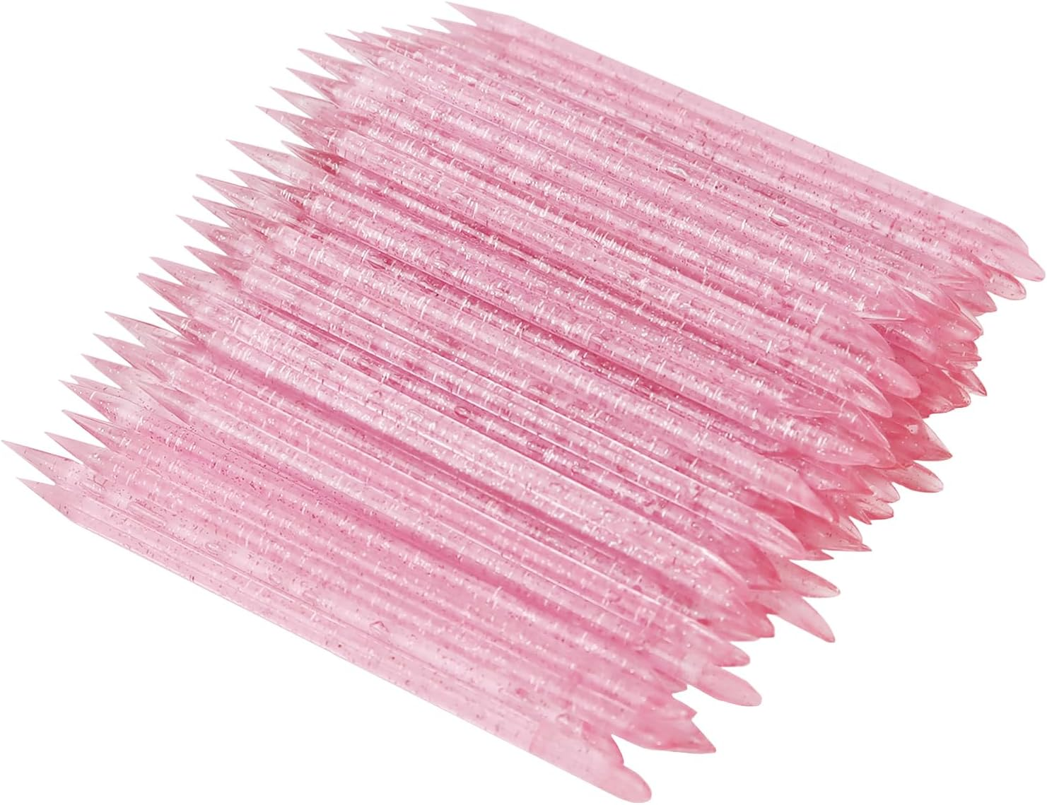 100PCS Disposable Cuticle Sticks for Nails, Double Sided Cuticle Pusher, Cuticle Manicure and Pedicure Stick for Fingernail Cleaning image number 4