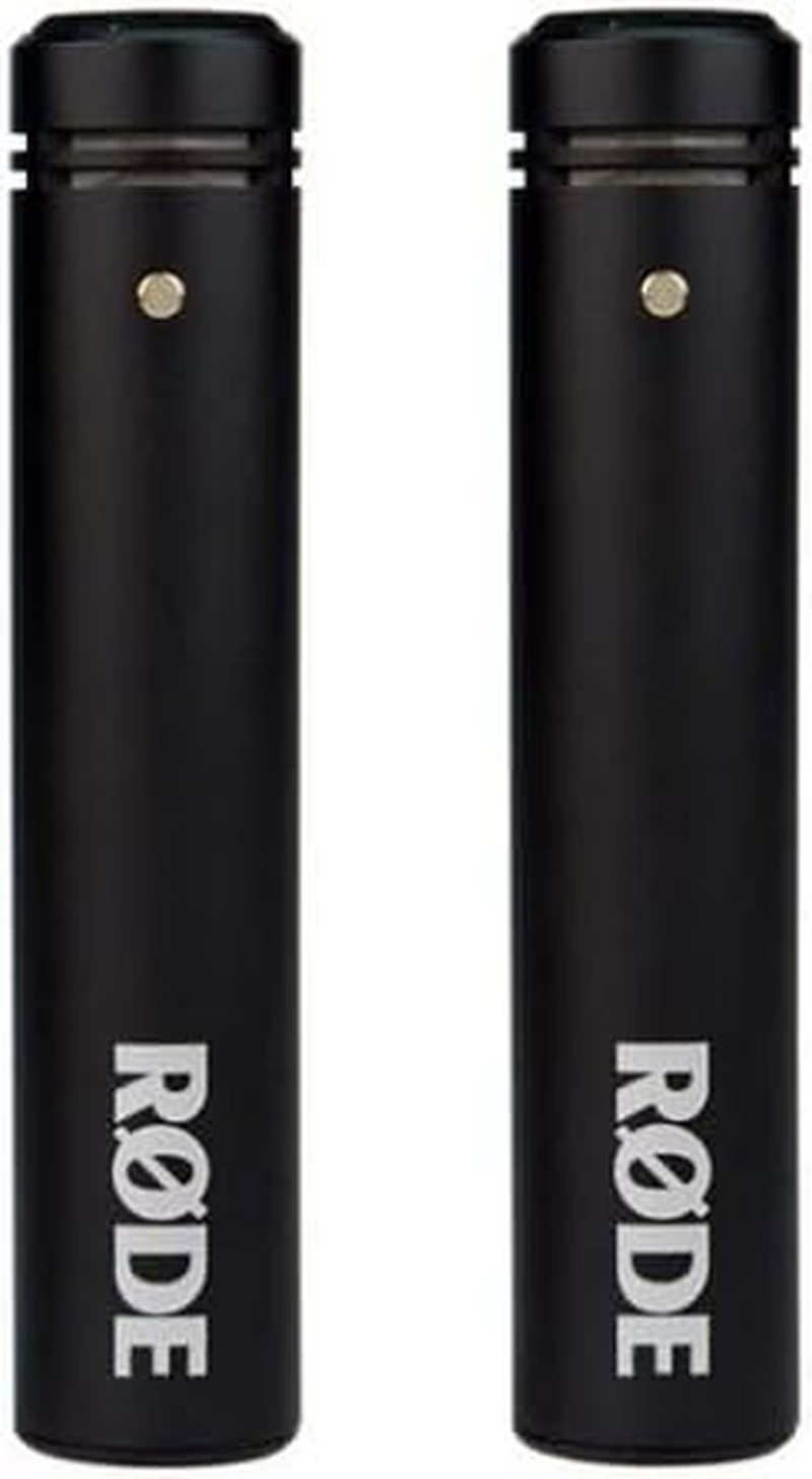 R&Oslash;DE Microphones M5MP Rode M5 Matched Pair Compact 1/2" Cardioid Condenser Microphones, Black image number 3