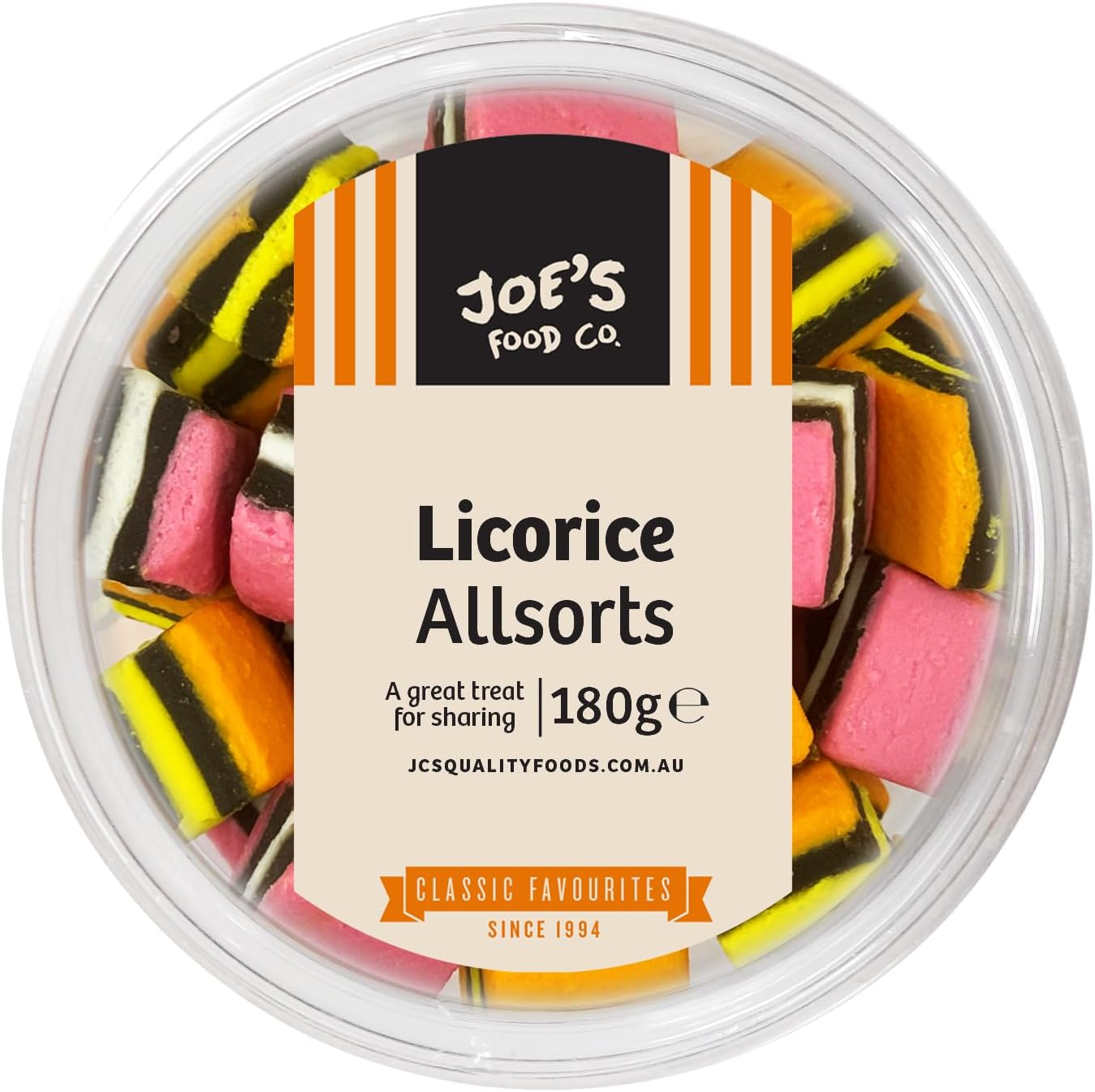Jc'S Licorice Allsorts &ndash; 180G Assorted Licorice Candy